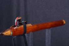 Honduran Rosewood Native American Flute, Minor, Low F-4, #S6K (11)